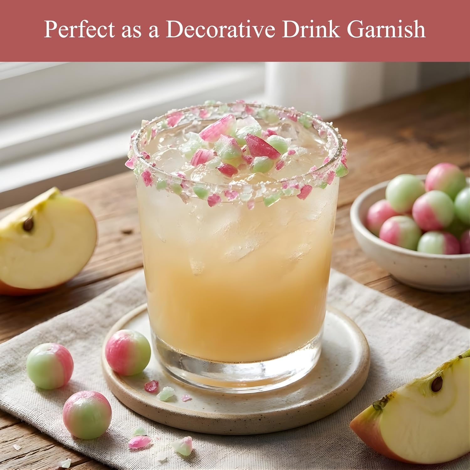 Andyanand Food & Beverages > Confectionery > Hard Candy > Sugar-Free Andy Anand Sugar-Free Rosy Apple Hard Candy, 25 pc – European Copper-Kettle Boiled, Aspartame-Free, Keto & Diabetic-Friendly Gift Box Sugar-Free Rosy Apple Hard Candy | Ships Nationwide
