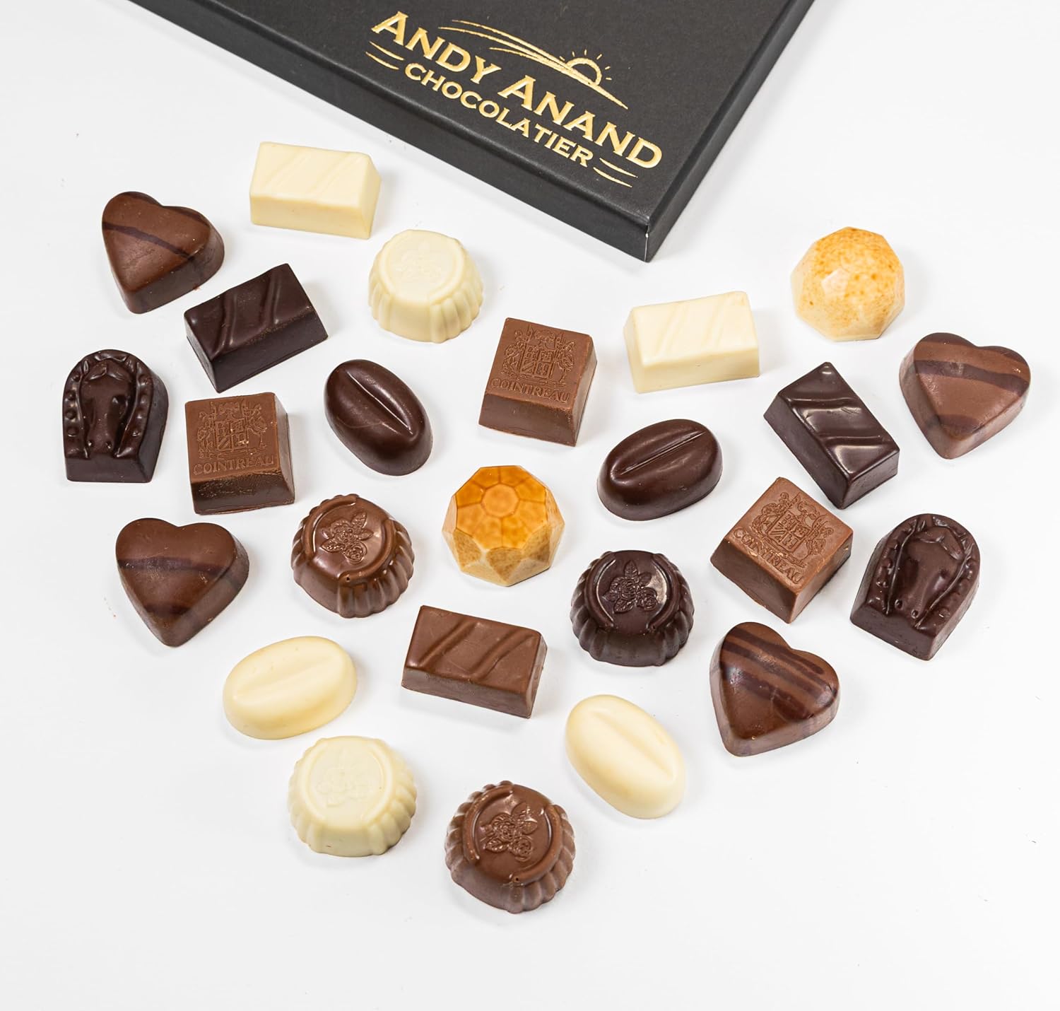Andyanand Food & Beverages > Desserts & Sweets > Chocolate > Sugar Free Andy Anand Sugar-Free Belgian Chocolate Truffles, 24 pc, 60% Cacao – Espresso, Hazelnut, Strawberry, Coconut, Cherry & Orange, Keto Gift Sugar-Free Belgian Truffles 24 pc | 6 Flavors, Nationwide