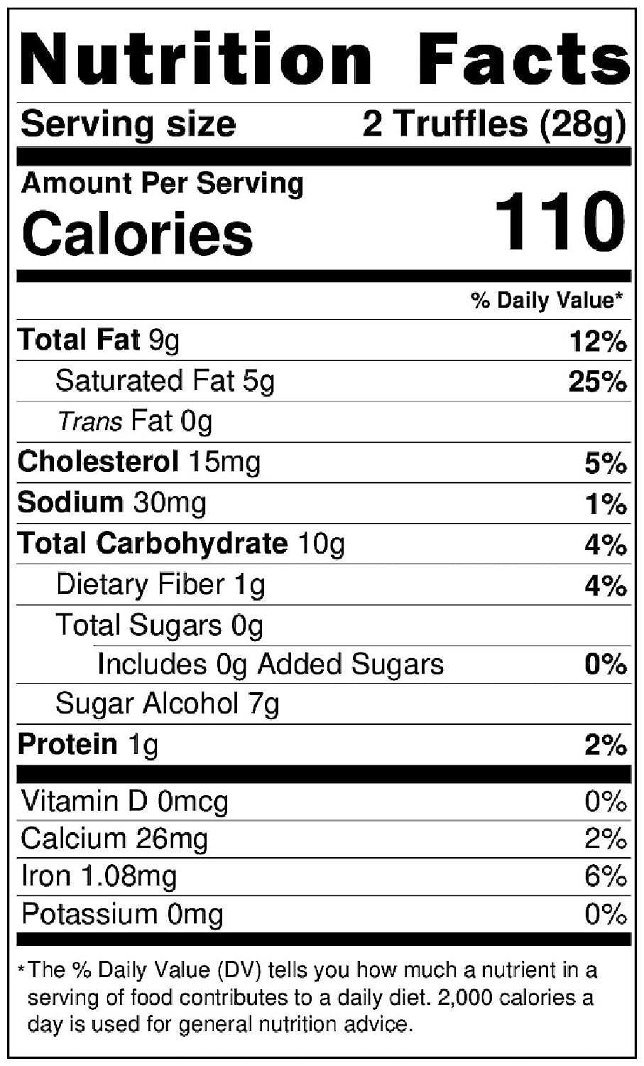 sugar free chocolate