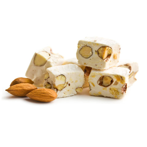 Andy Anand 18 Bite-Size Sugar-Free Roasted Almond Soft Nougat Brittle - 7 oz - Andyanand