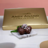 Andy Anand 24 Pc Rum, Irish Cream & Kahlua Belgian Chocolate Truffles Decadent Delicacies: Satisfy Your Cravings - Andyanand