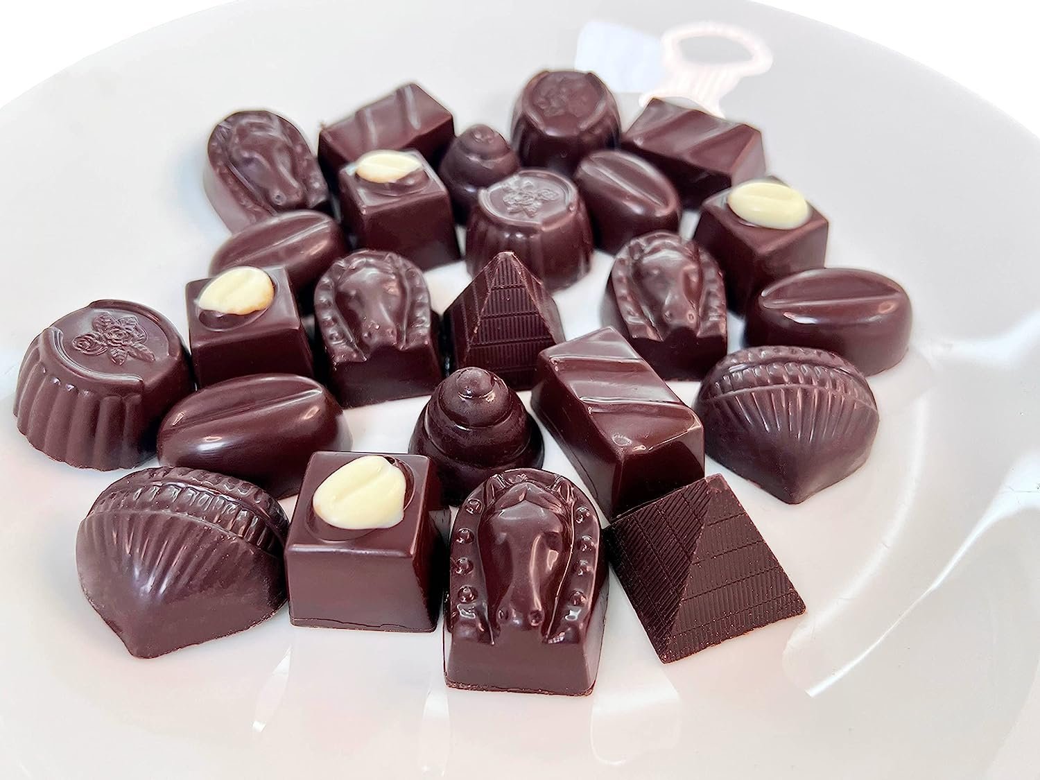 Andy Anand Chocolates Food & Beverages > Desserts & Sweets > Chocolate Andy Anand Luxurious Dark Chocolate Truffles Gift Box, 24 pc – Handmade Gourmet Assorted Flavors, Perfect for Indulgence, Birthday & Holiday SF Vegan Allergen-Free Dark Truffles 24 pc