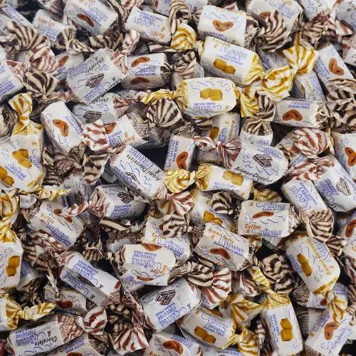 Andy Anand Chocolates Food & Beverages > Confectionery > Candy > Sugar-Free Andy Anand Sugar-Free Creamy Taffy Toffee, 33 pc, 7 oz – Caramel, Chocolate & Coffee, Gluten-Free, Made in Europe, Diabetic-Friendly Gift Sugar-Free Cream Toffees 33 pc 7 oz | Nationwide