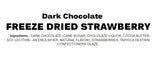 Andy Anand 48 Pcs Belgian Dark Chocolate Dipped Strawberries Freeze Dried Irresistible Chocolate Bliss - Andyanand