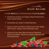 Andy Anand 48 Pcs Belgian Dark Chocolate Dipped Strawberries Freeze Dried Irresistible Chocolate Bliss - Andyanand