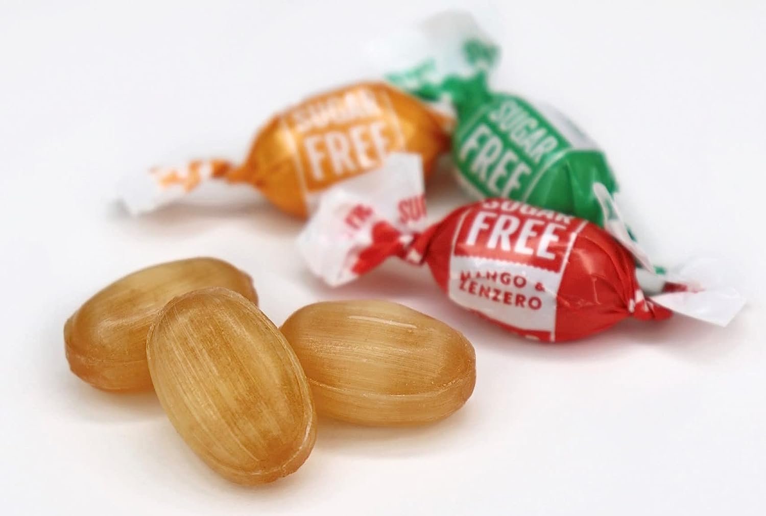 Sugar Free Ginger Candy Sugar-free ginger candies in various flavors like orange, mango, and lemon, made in Italy. Andy Anand Chocolates, All Products, Products, Italian Delicacies imported from Italy, Sugar Free Candy.