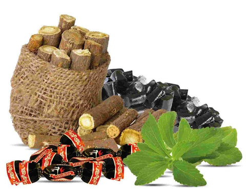 Andy Anand 60pc Sugar-free Australian Licorice Hard Candy 7 Oz, Sweetened with Natural Stevia, Gluten Free - Andyanand