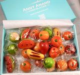 Andy Anand Almond Marzipan 1 lbs of Assorted Fruit Shapes Candy Each Fruit Bursting with Flavor from Italy - Andyanand