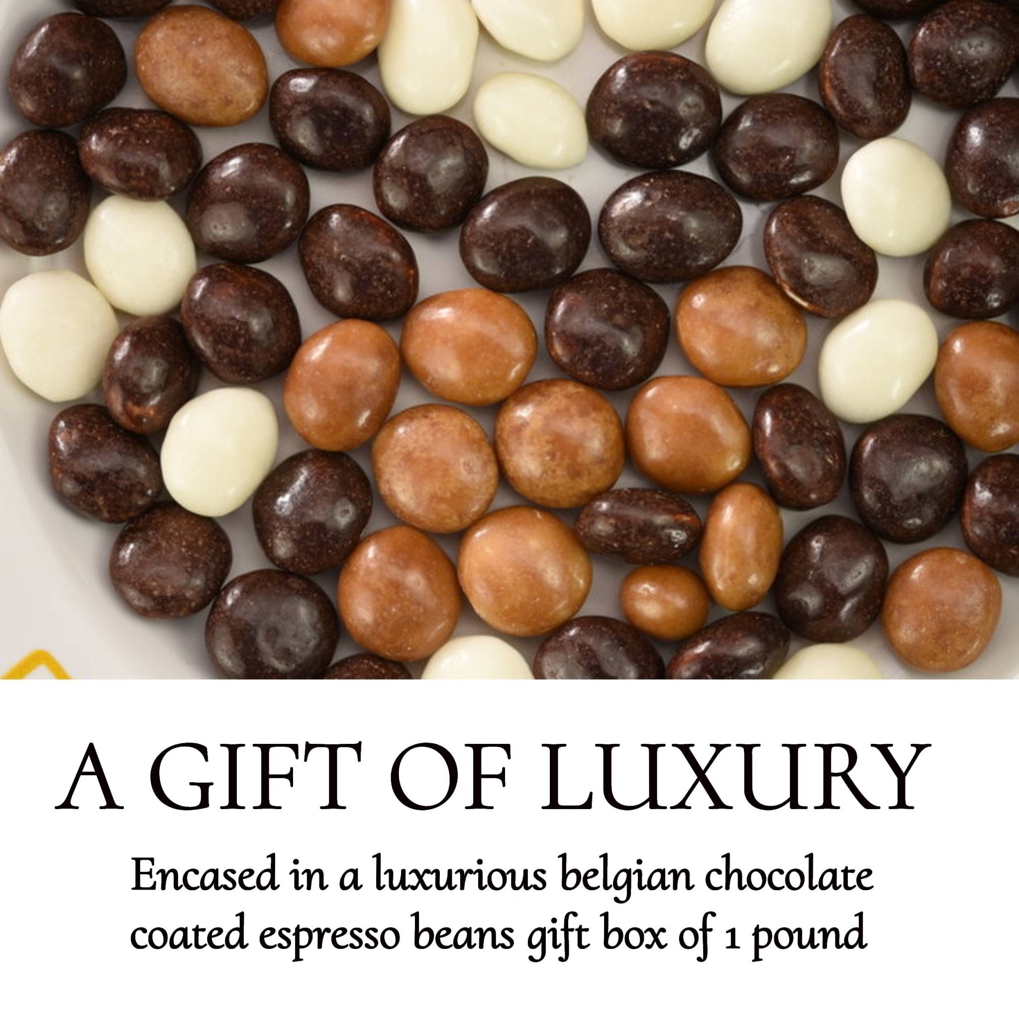 Andy Anand Chocolates Food & Beverages > Desserts & Sweets > Chocolate Andy Anand Espresso Coffee Belgian Chocolate Assortment, 5 Flavors, 1 lb – 60% Cocoa Butter, Gourmet Gift Box, Birthday & Holiday Occasions Espresso Coffee Belgian Chocolate 1 lb | Nationwide