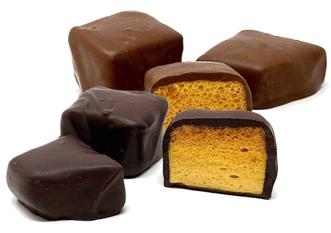 Andy Anand Belgian Milk & Dark Chocolate Honeycomb 1 lbs Sponge Home Made Taste - Andyanand
