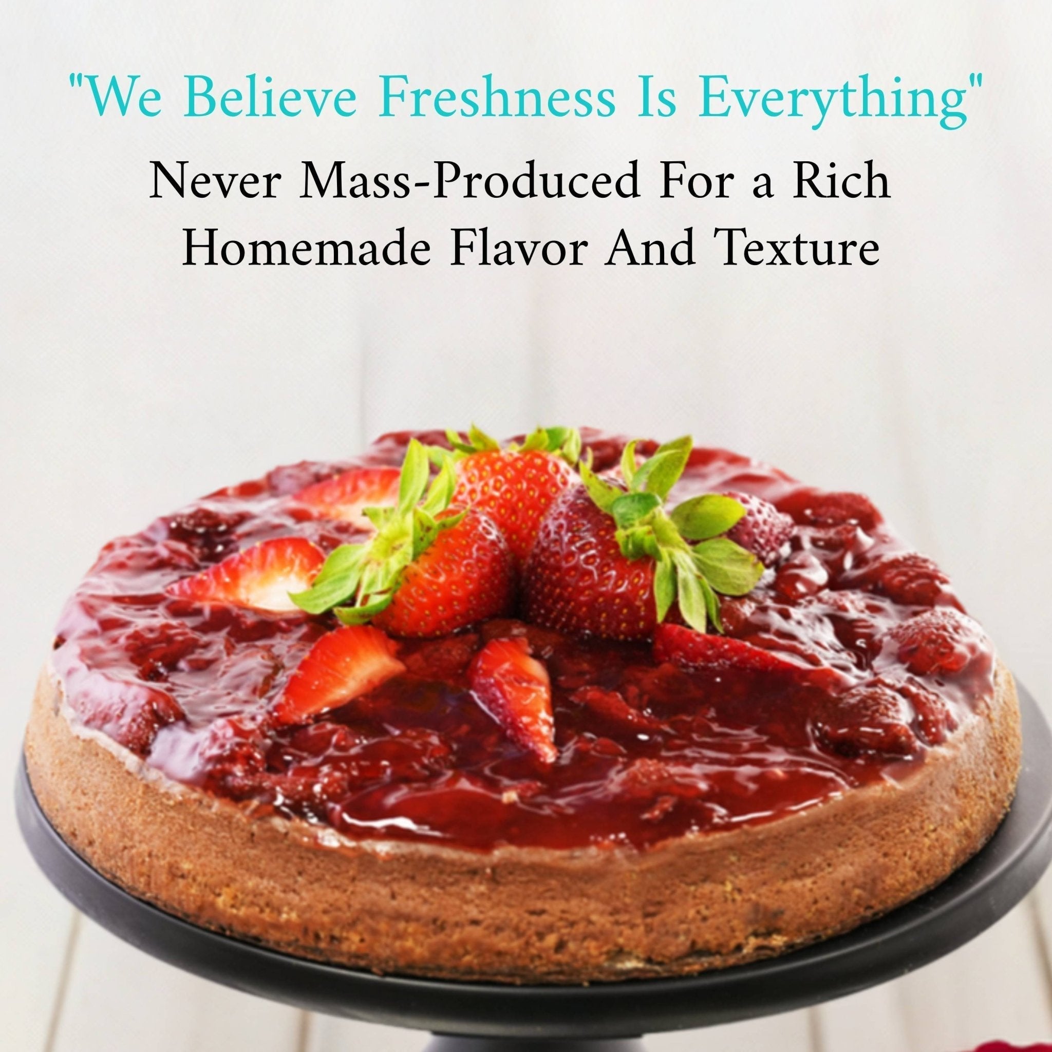 Chocolate Strawberry Cheesecake premium ingredients