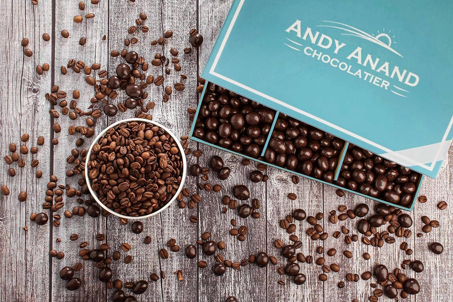 Andy Anand Chocolates Food & Beverages > Desserts & Sweets > Chocolate Andy Anand Dark Chocolate Covered Coffee Espresso Beans, 1 lb – Gourmet Gift Box for Men & Women, Birthday, Valentine's & Christmas Holiday Vegan Dark Chocolate Espresso Beans 1 lb | Nationwide
