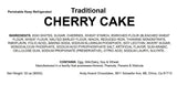 Andy Anand Delicious Cherry Cake 9" - Made in traditional way - Bursting with Flavor and Irresistible Taste - 2.9 lbs - Andyanand