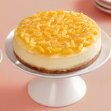 Andy Anand Delicious Gluten Free & Sugar Free Pineapple Cheesecake 9" - Creamy Blissful Cheesecake (2 lbs) - Andyanand