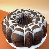 Andy Anand Delicious Marble Chocolate Bundt Cake - Made Fresh - No Preservative (3 lbs) - Andyanand