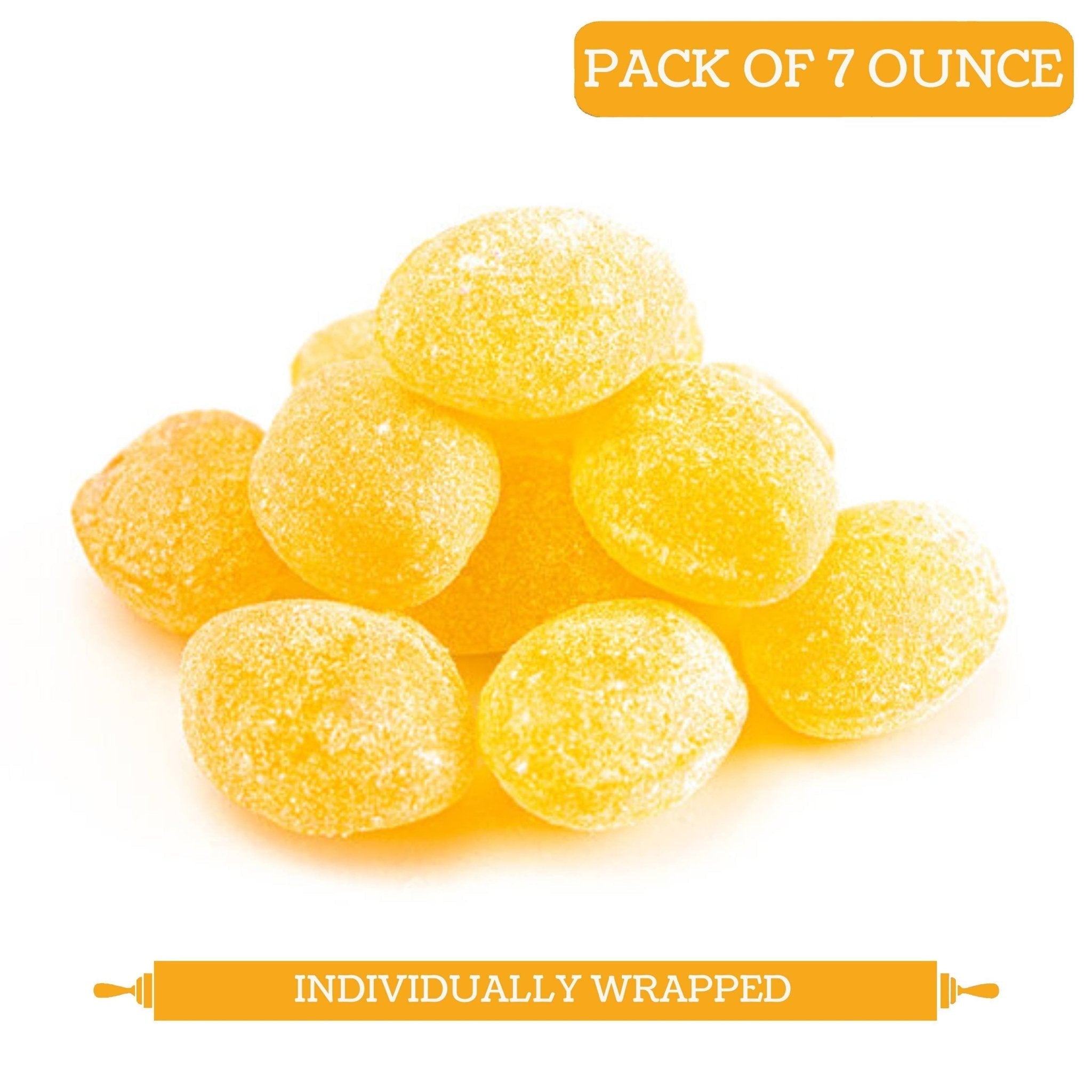 sugar free hard candy Andy Anand Delicious Sugar Free Fruity Orange & Lemon Flavors - 7 Oz, Stevia Candy for Diabetics Irresistible Taste - Andyanand
