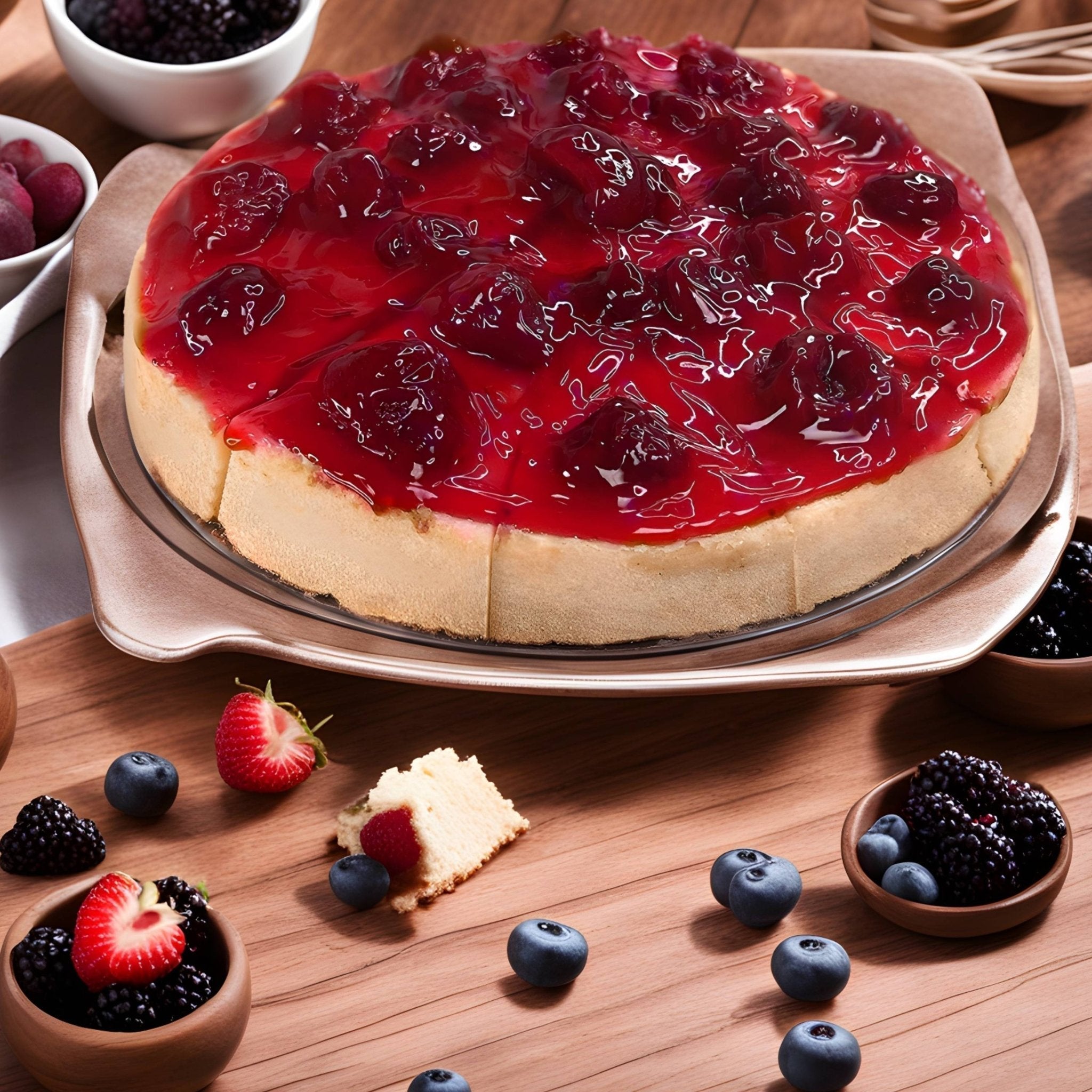 Andy Anand Chocolates Food & Beverages > Desserts & Sweets > Cakes > Gluten Free > Sugar-Free Cheesecakes Andy Anand Sugar-Free & Gluten-Free Strawberry Cheesecake, 9-Inch – Diabetic-Friendly, California Cream Cheese, Birthday & Holiday Gift Box Sugar-Free Gluten-Free Strawberry Cheesecake