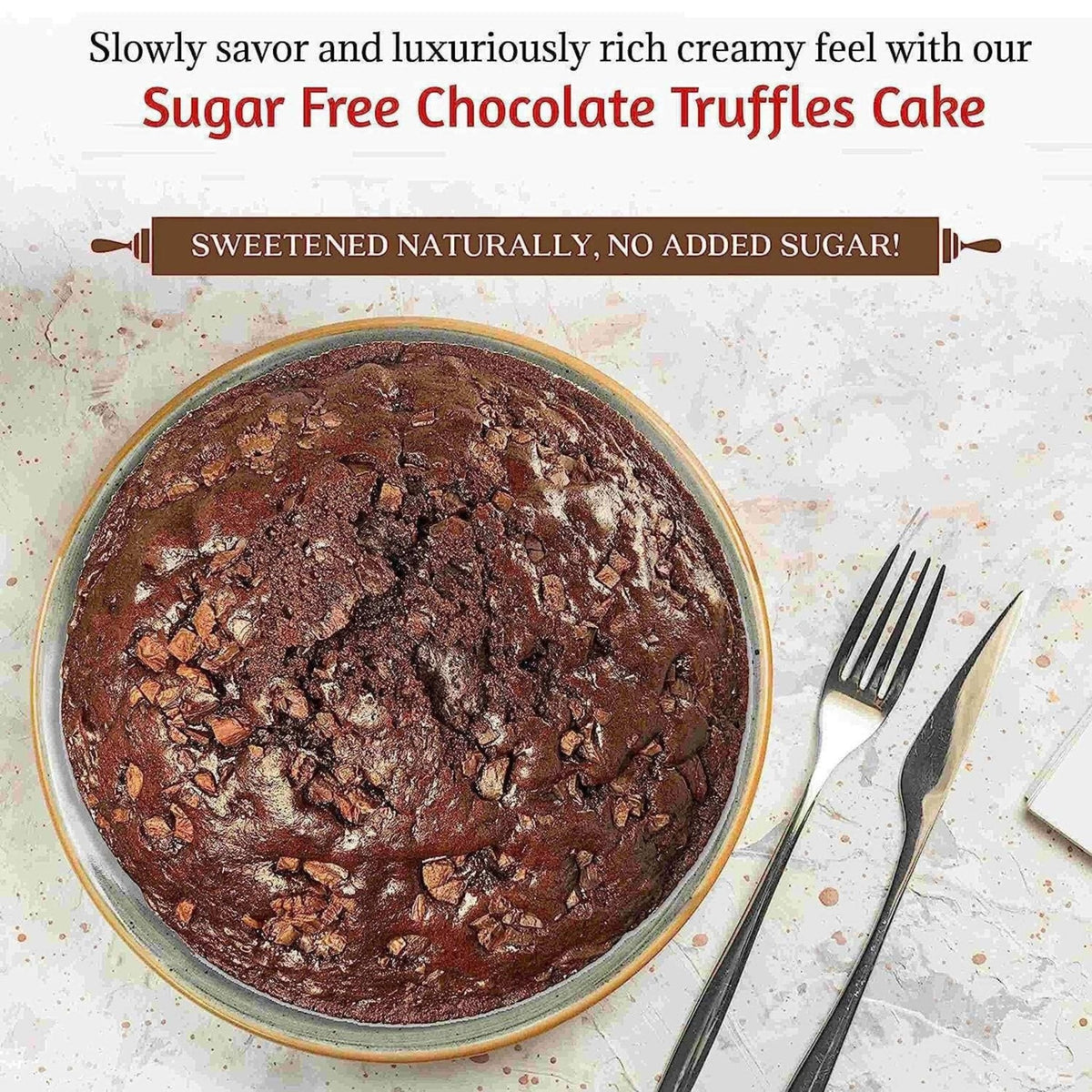 Andy Anand 24 pcs Sugar Free Vegan Dark Chocolate Truffles