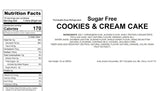 Andy Anand Deliciously Indulgent Sugar Free Cookies & Cream Cake 9" - Irresistible Cake Creation (2 lbs) - Andyanand