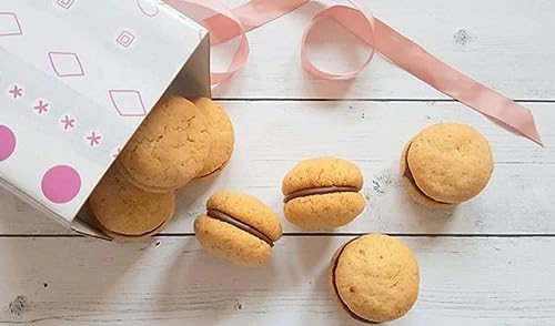 Baci Di Dama Cookies, artfully crafted and wrapped in a gift box - Andy Anand Chocolates, All Products, Products, Italian Delicacies imported from Italy, Fresh Cookies.
