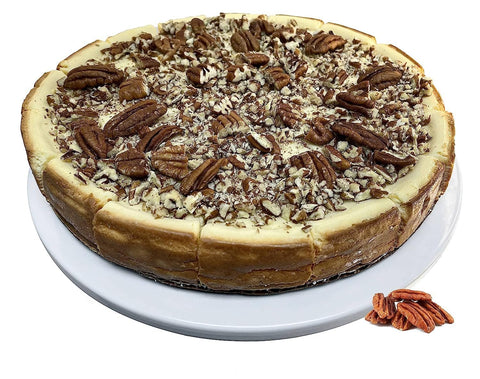 Andy Anand Deliciously Sugar-Free Caramel Pecan Cheesecake - Irresistible Taste (2.8 lbs) - Andyanand
