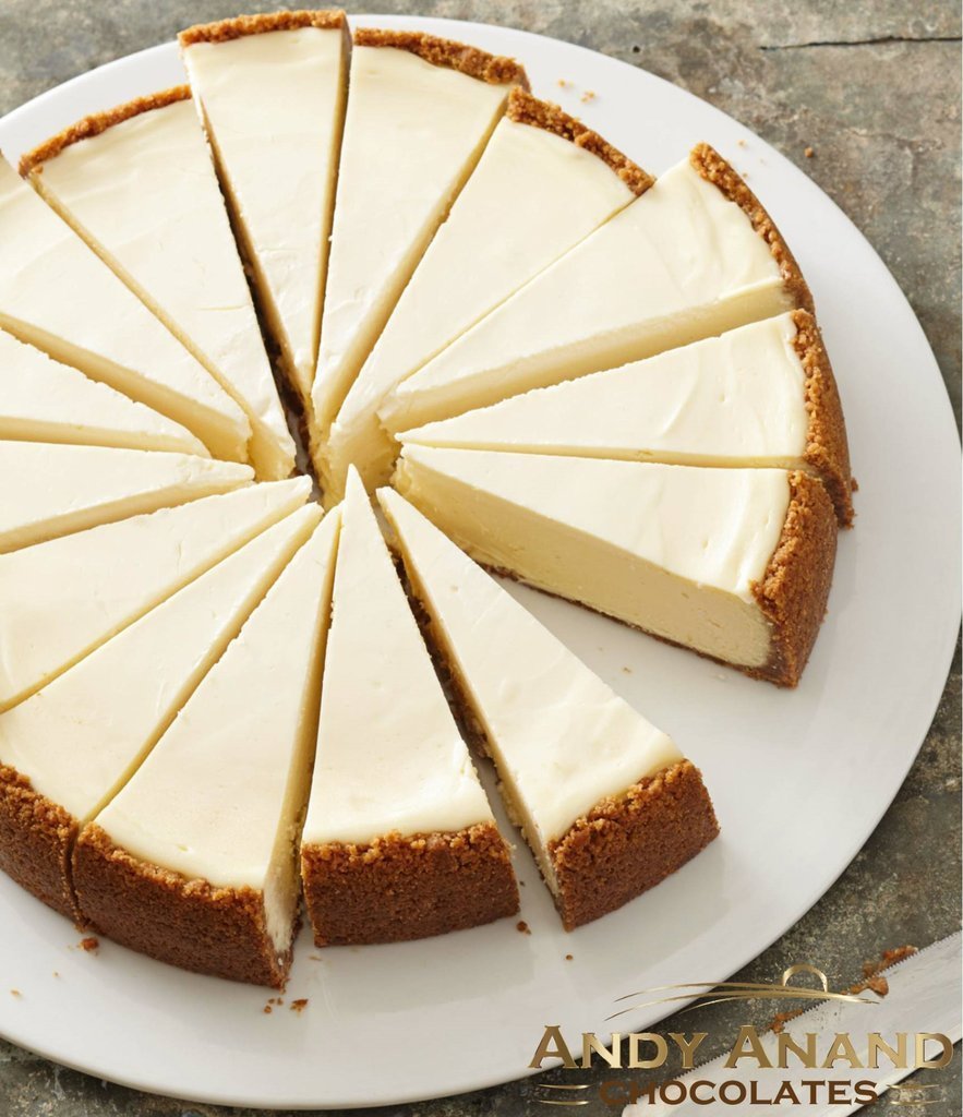 Sugar free New York cheesecake sliced on white plate, diabetic-friendly cheese cake near me delivery