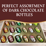 Andy Anand European Beer Flavored Dark Chocolate Bottles, Non Alcoholic, Assortment Of Premium Selection, 18 Count - Andyanand