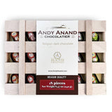Andy Anand European Dark Chocolate Bottles Filled With Top-Shelf Non Alcoholic Liqueur - 18 Count - Andyanand