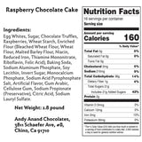 Andy Anand Exquisite 9" Chocolate Raspberry Cake 9" with Real Chocolate Truffles - 2.8 lbs - Andyanand