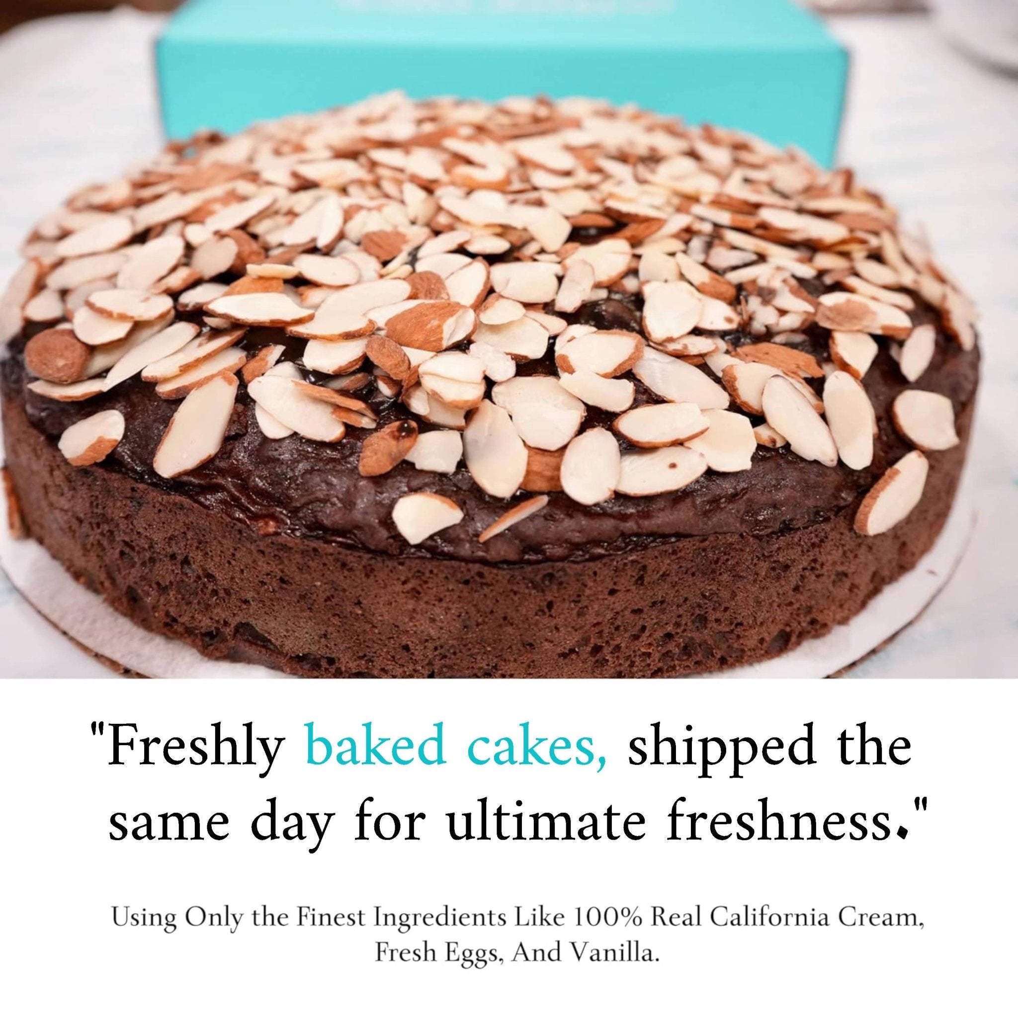 Andy Anand Chocolates Food & Beverages > Desserts & Sweets > Cakes > Sugar-Free Cakes Andy Anand Sugar-Free Chocolate Almond Cake, 9-Inch, 2.5 lb – Stevia Sweetened, Handcrafted, Diabetic-Friendly Birthday & Celebration Gift Sugar-Free Chocolate Almond Cake | Keto & Diabetic-Friendly