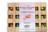 Andy Anand Exquisite Collection of Non Alcoholic European-Cocktail Vegan Dark Chocolates, 18 Pieces with Six Unique Flavors - Andyanand