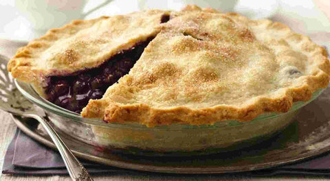 Andy Anand Freshly Baked Blueberry Pie, Never Frozen, flaky Crust, Delicious, Delectable Gourmet (3 lbs) - Andyanand