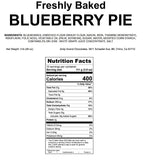 Andy Anand Freshly Baked Blueberry Pie, Never Frozen, flaky Crust, Delicious, Delectable Gourmet (3 lbs) - Andyanand