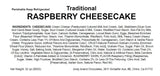 Andy Anand Freshly Baked Traditional Raspberry Cheesecake 9" - Irresistible Dessert (2 lbs) - Andyanand