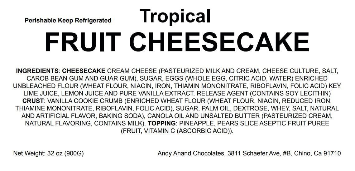 Tropical Fruit Cheesecake cheesecake near me #cheesecake bakery near me