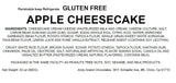 Andy Anand Gluten Free Apple Cheesecake 9" - Savor Rich Cheesecake Treats (2 lbs) - Andyanand