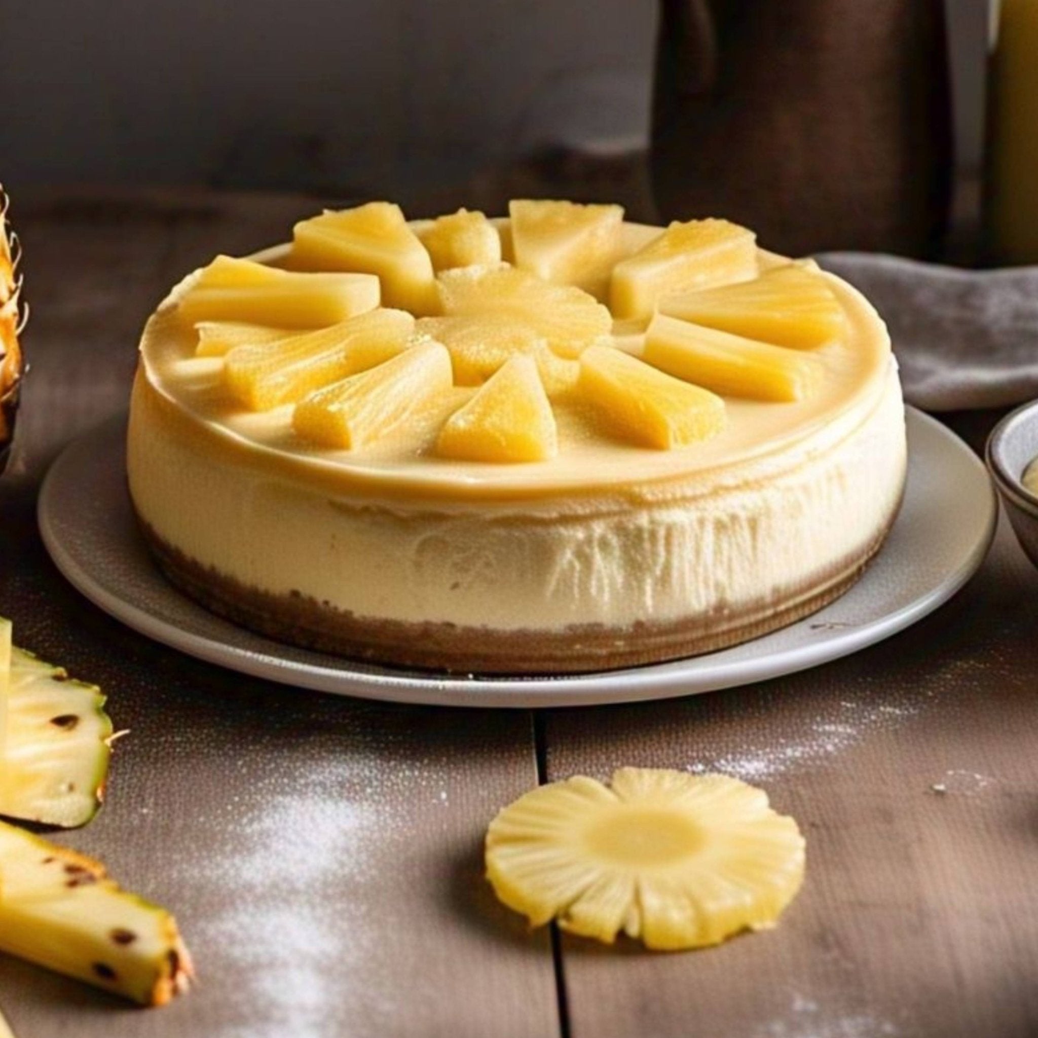 Andy Anand Chocolates Food & Beverages > Desserts & Sweets > Cakes > Gluten-Free Cakes Andy Anand Gluten-Free Pineapple Cake, 9-Inch, 2.6 lb – Fresh, Gourmet, Handcrafted, No Preservatives, Birthday & Celebration Gift Box Gluten-Free Pineapple Cake 2.6 lb | Nationwide
