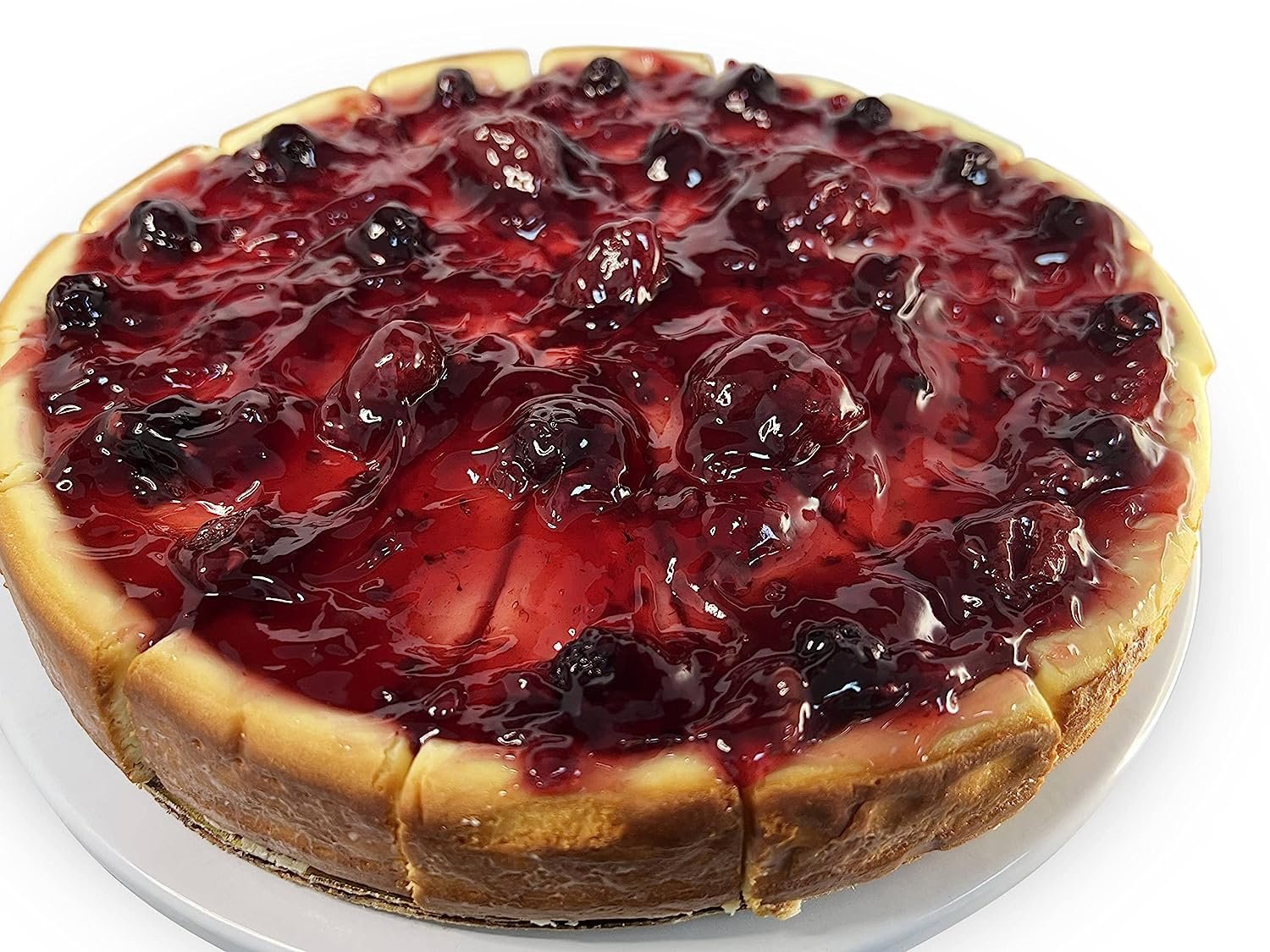 Gluten Free Wild Berry Cheesecake Andy Anand Gluten Free Wild Berry Cheesecake 9" - Savor Rich Cheesecake Treats (2.8 lbs) - Andyanand