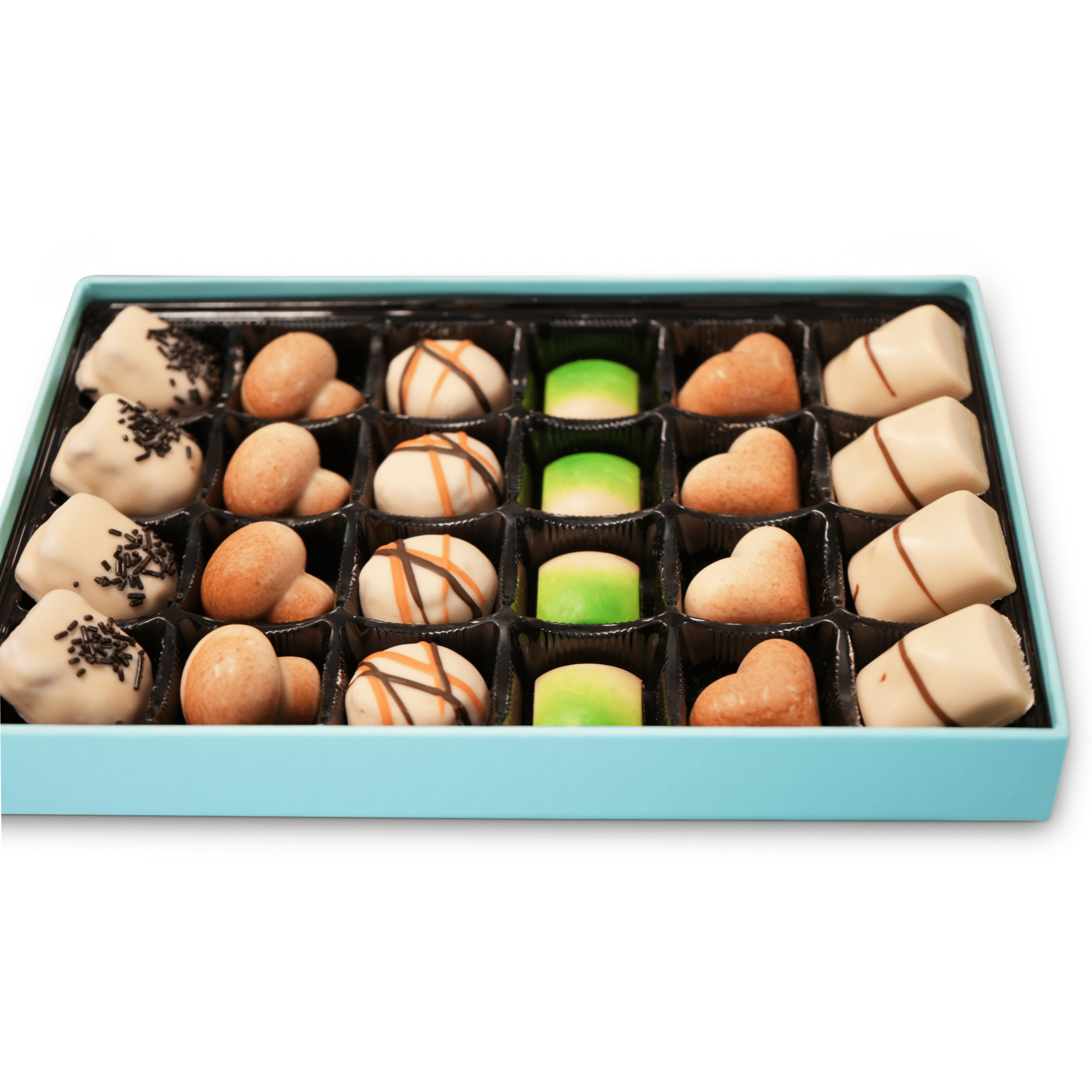 Andy Anand 24 Pc Premium Belgian White Chocolate Truffles – Gourmet Ganache Filled Luxury Gift Box