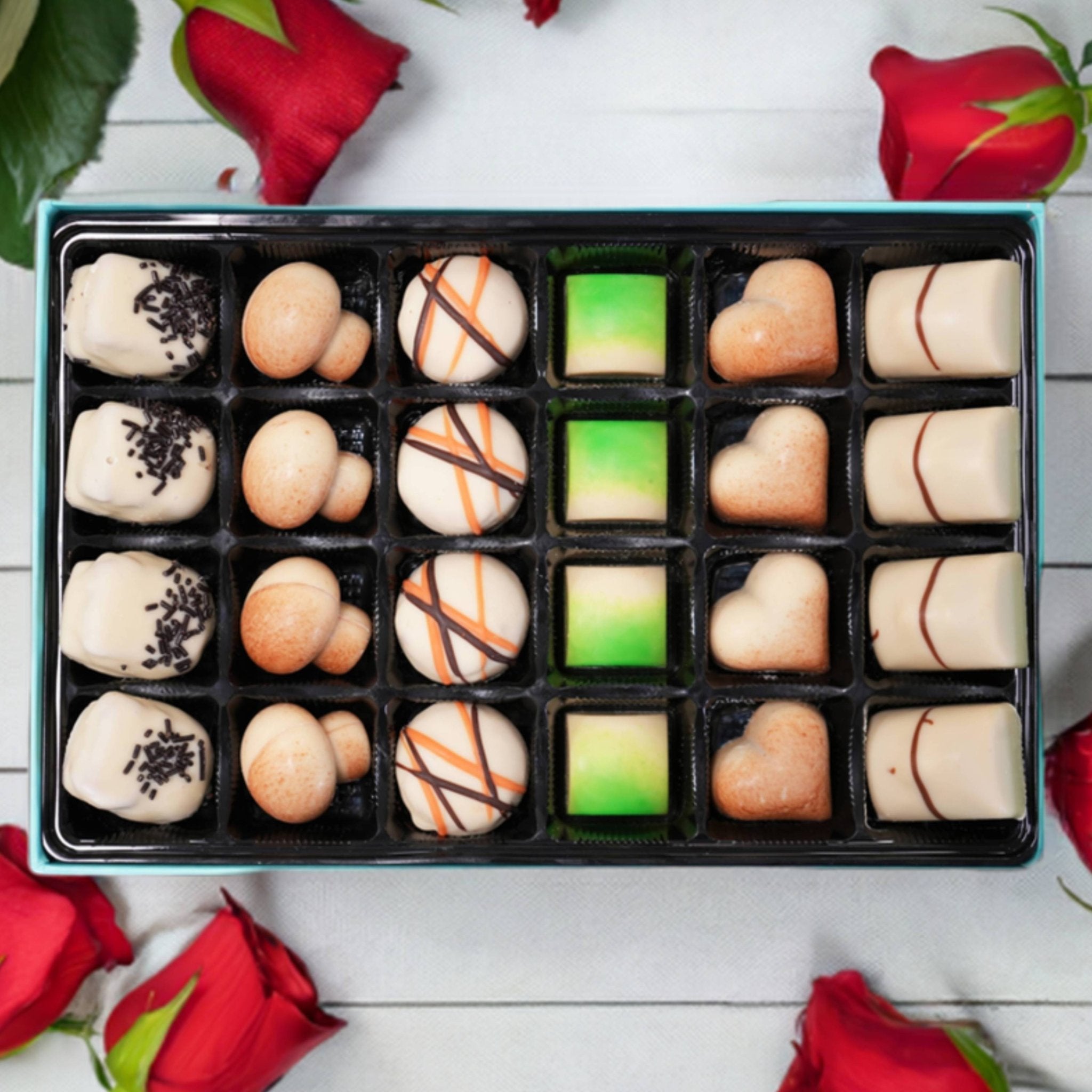 White Chocolate Truffles handcrafted chocolates