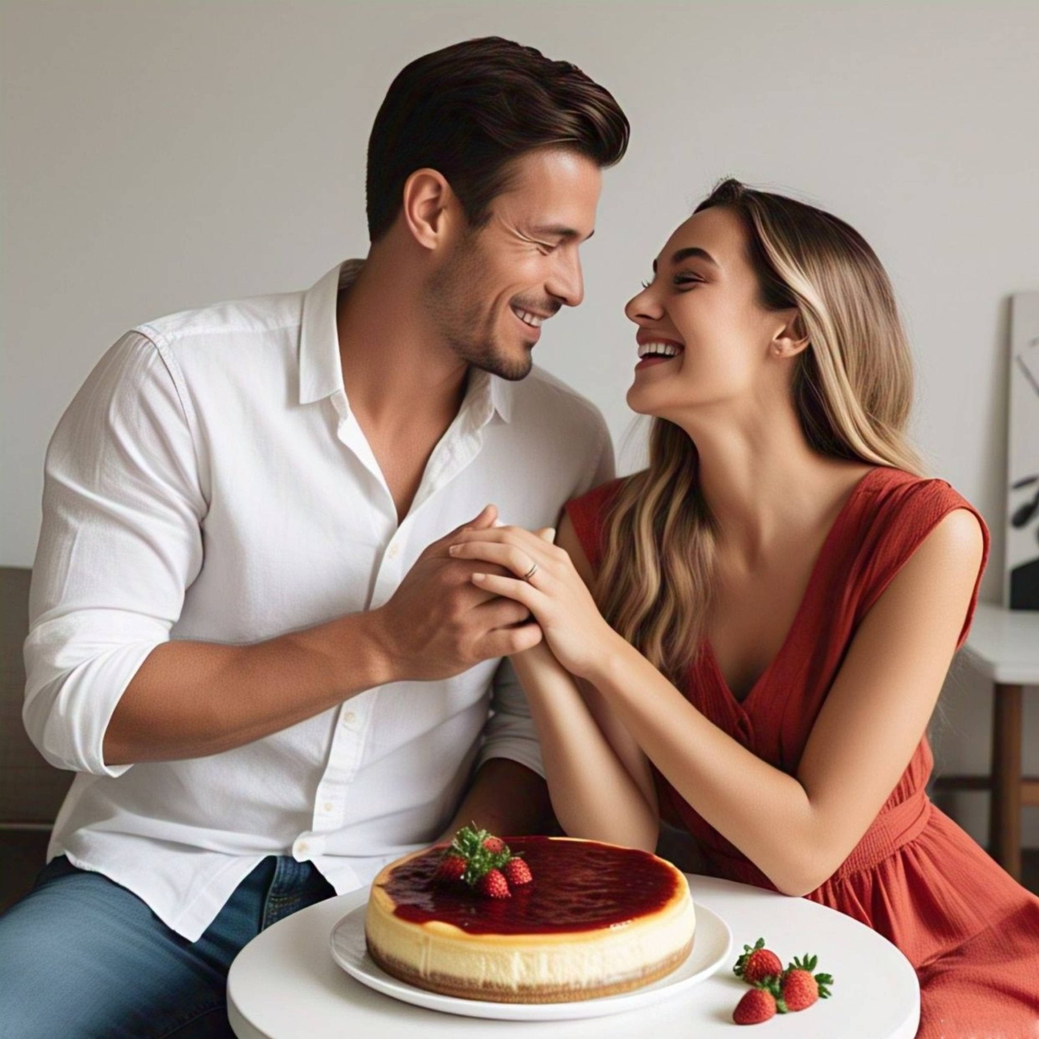 Andy Anand Chocolates Food & Beverages > Desserts & Sweets > Cakes > Sugar-Free Cakes Andy Anand Sugar-Free Strawberry Cake, 9-Inch, 2 lb – Gourmet, Freshly Baked, All-Natural, No Preservatives, Diabetic-Friendly Birthday Gift Sugar-Free Strawberry Cake 2 lb | Keto, Nationwide