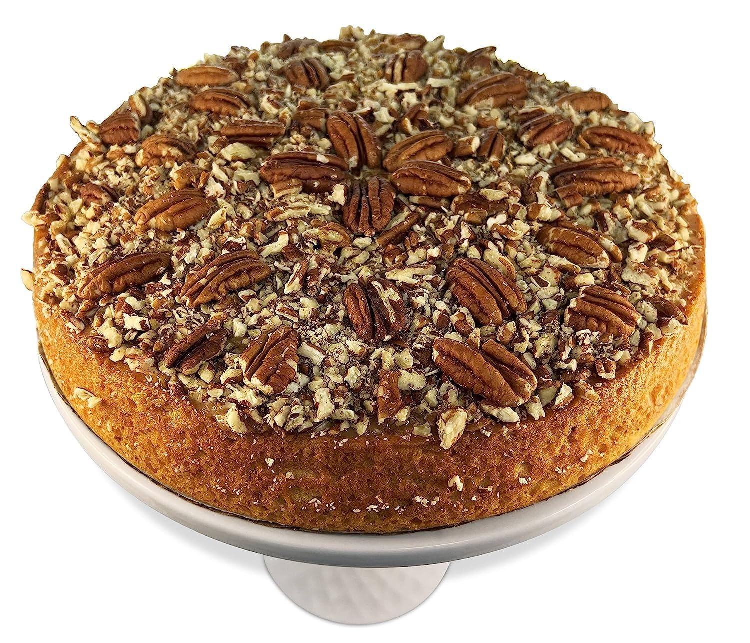 Andy Anand Chocolates Food & Beverages > Desserts & Sweets > Cakes > Sugar-Free Cakes Andy Anand Keto Fresh Baked Gourmet Caramel Pecan Cake 9" - Sugar Free Bakeries Handcrafted Diabetic Cake (2 lbs) Andy Anand Keto Caramel Pecan Cake 9" - Sugar Free - (2 lbs)
