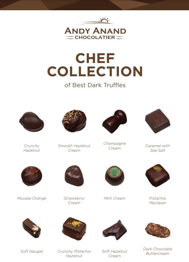 Dark Chocolate Truffles Gluten Free Vegan Dark Chocolate Chocolate Truffles- Luxury Vegan Dark Chocolate Gluten Free Truffles Praline Collection