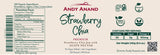 Andy Anand Organic Strawberry Chia Jam 96% fruit, sweetened with Agave - 6 Pcs - Andyanand