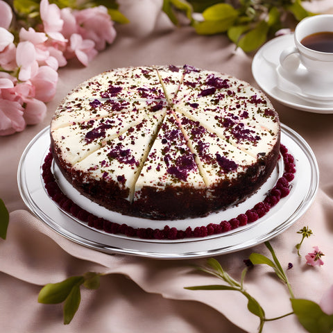 Andy Anand Red Velvet Cheesecake 9" Fresh Made, Amazing-Delicious-Decadent (2 lbs) - Andyanand