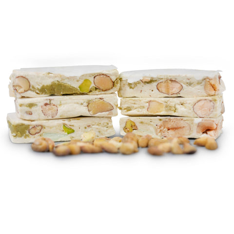 Andy Anand Roasted Pistachios Soft Nougat Brittle, 21 bite-sized - 7 oz - Andyanand