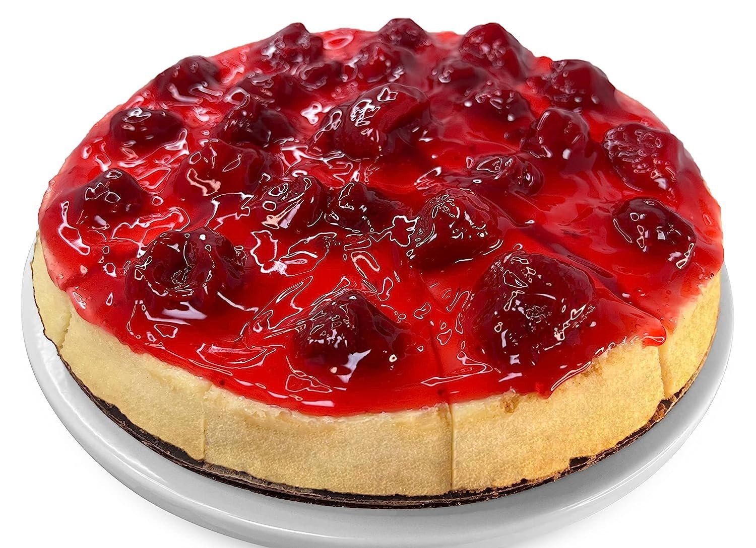 Andy Anand Chocolates Food & Beverages > Desserts & Sweets > Bakery > Cheesecake Andy Anand Fresh Strawberry Cheesecake, 9-Inch, 3.4 lb – Handcrafted with Real California Cream Cheese, No Preservatives, Birthday Gift Box Strawberry Swirl Cheesecake 9 inch | Nationwide