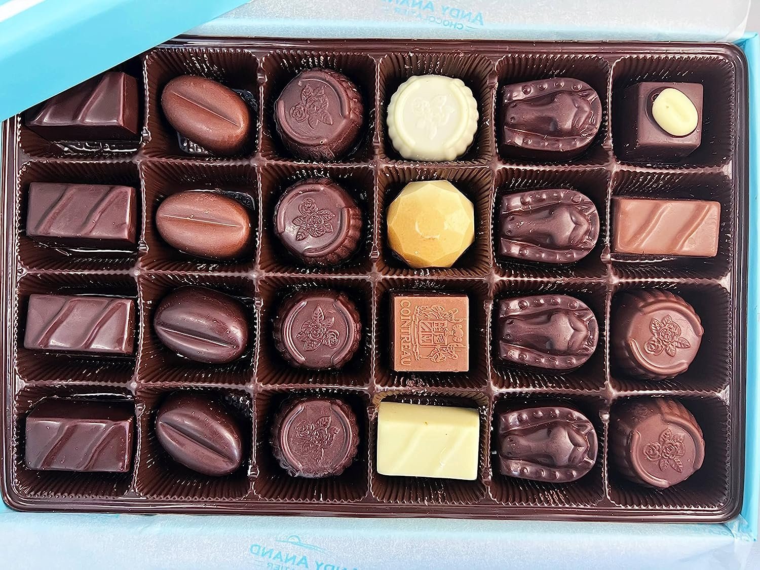 Andyanand Food & Beverages > Desserts & Sweets > Chocolate > Sugar Free Andy Anand Sugar-Free Chef Collection Belgian Chocolate Truffles, 15 pc – 60% Cacao, Diabetic-Friendly, Birthday & Valentine's Gift Box Chef Collection Sugar-Free Truffles 15 pc | Nationwide