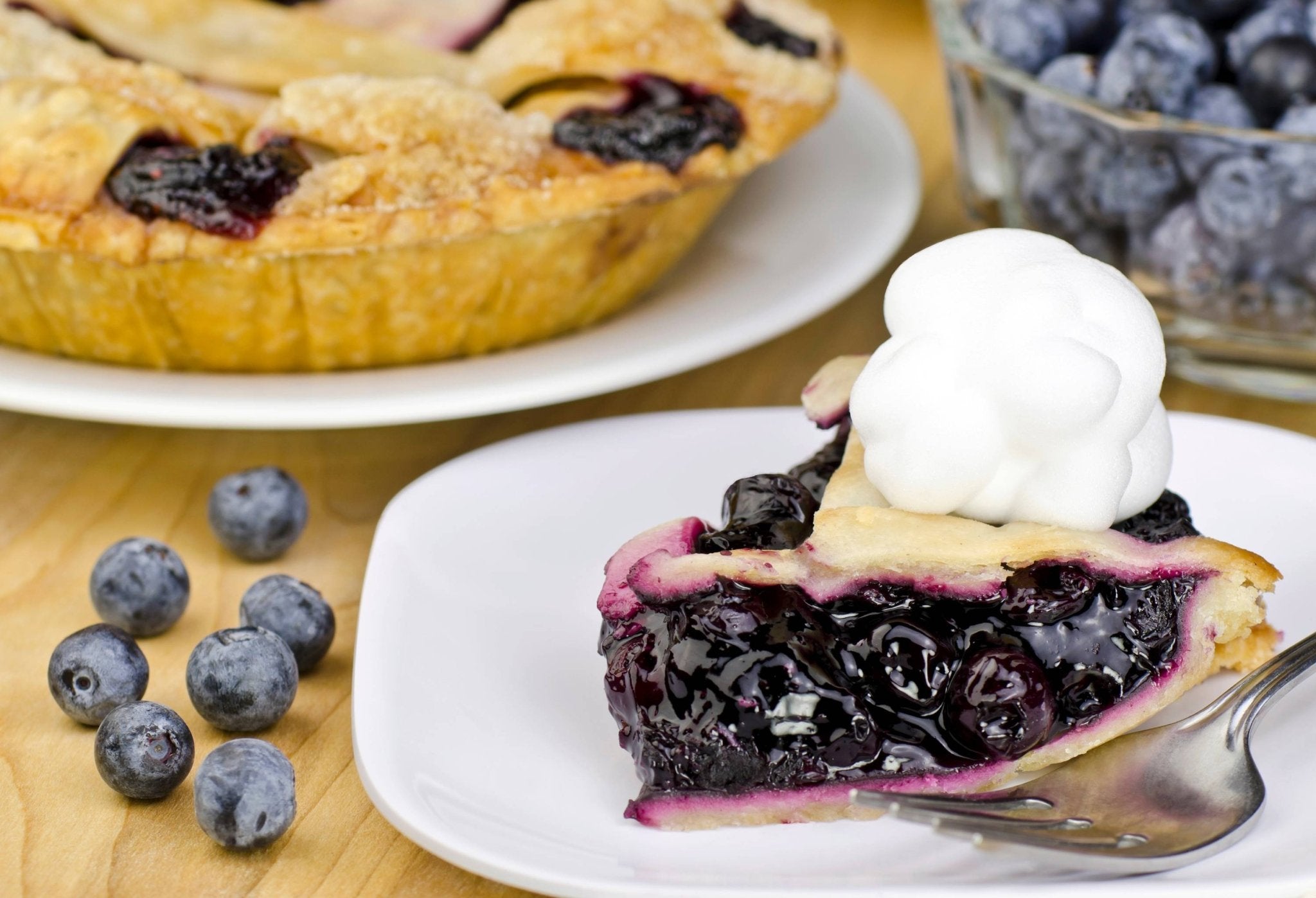 Sugar Free Blueberry Pie handcrafted pie