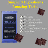 Andy Anand Sugar Free Chocolate Bars | 12 Pack Sampler | Natural Organic Vegan, Gluten Free, Non GMO, 12 Oz - Andyanand